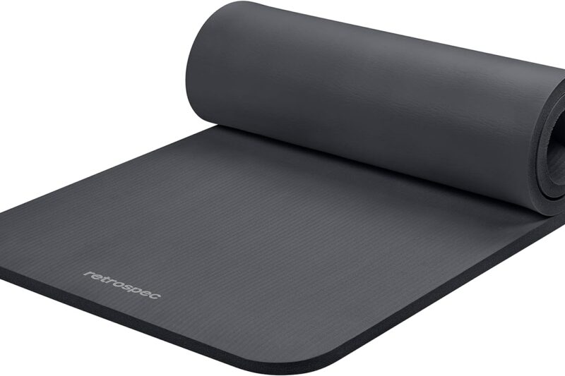Retrospec Solana 1" Thick Non-Slip Yoga Mat